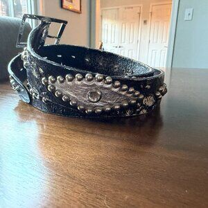 Vintage (Circa 2000) B-Low The Belt leather and studded belt